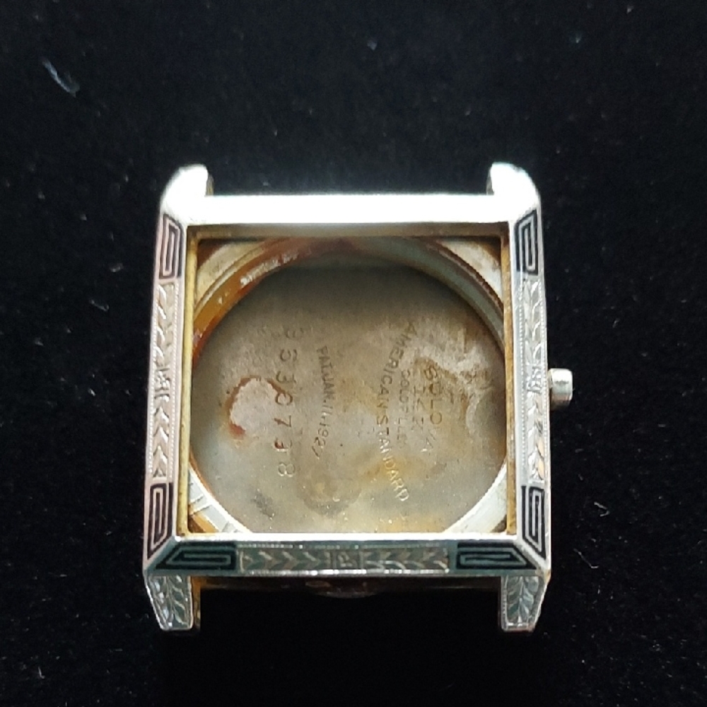 Boluva American Standard Silver and Black Watch Case